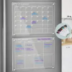 Magnetic Schedule Planner For Fridge【Permanently reusable】