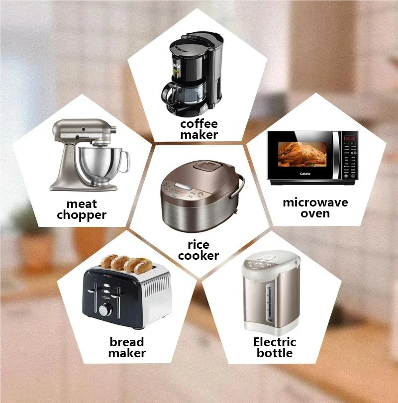 Organized kitchen cords