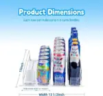 Baraiser Self-Pushing Soda Can Dispenser for Refrigerator