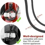 Kitchen Appliance Cord Organizer Stick On