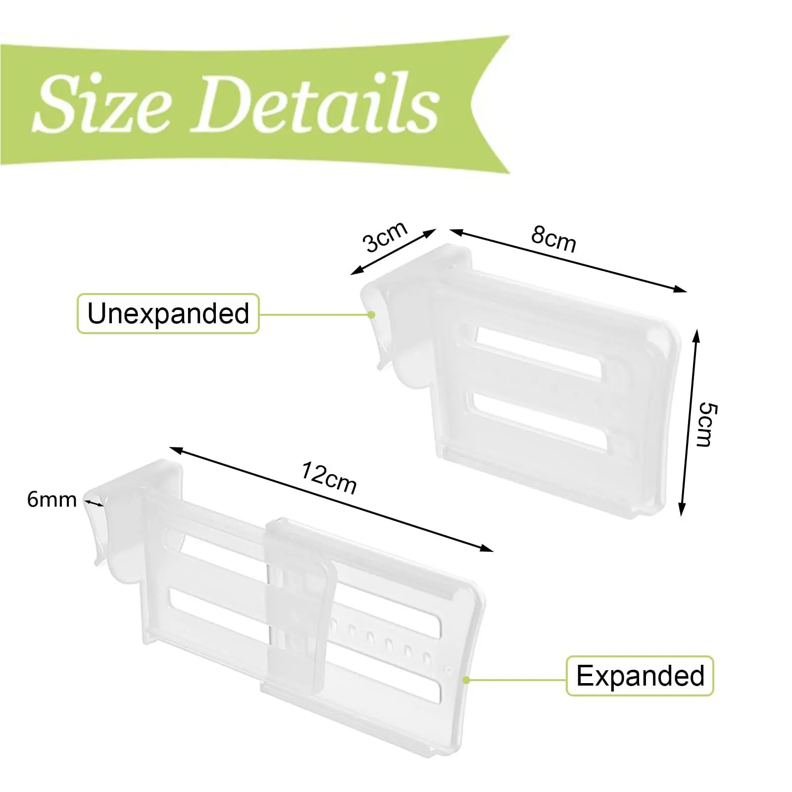 Product size illustration